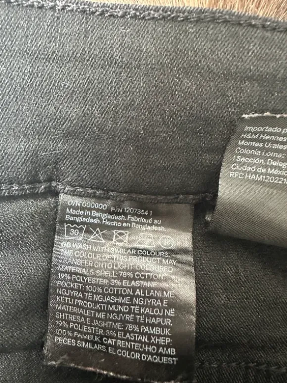 Schwarze Jeans H&M