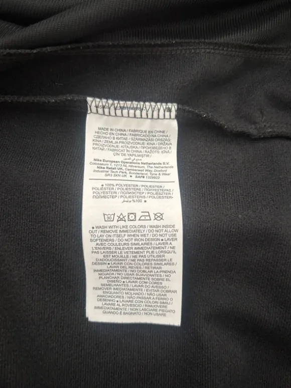 Schwarze nike jacke
