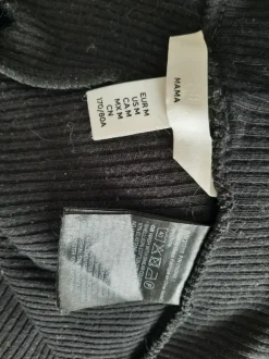 Schwarze Umstandshose