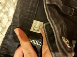 Schwarze Wide-Leg-Jeans von H&M