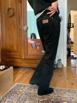 Schwarze Wrangler Jeans