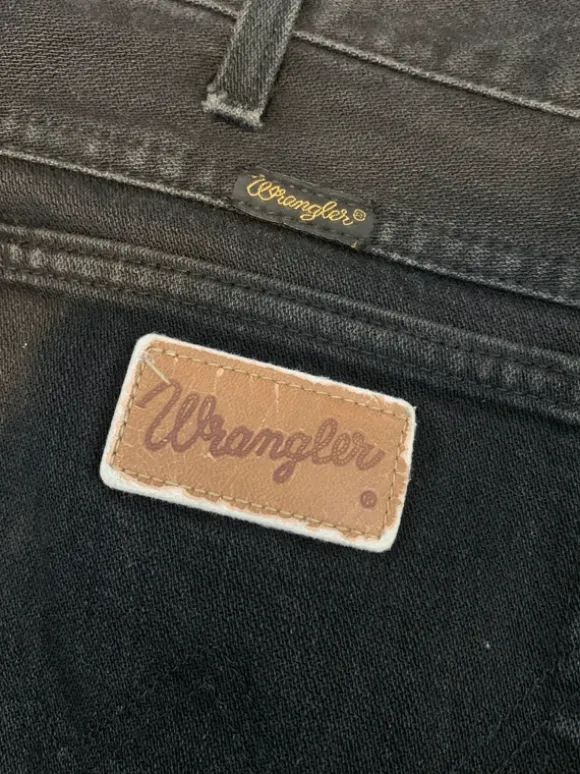 Schwarze Wrangler Jeans