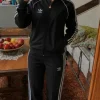 Schwarzer Adidas Firebird Trainingsanzug | Größe:S | vintage | Retro | Sport