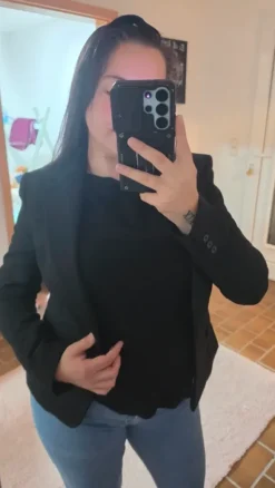 Schwarzer Blazer | Damen Blazer | Elegant