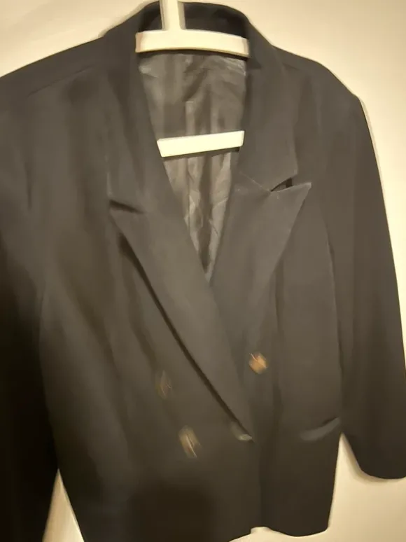 Schwarzer Blazer Oversize