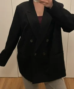 Schwarzer Blazer Oversize