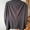Schwarzer Herren Anzug Blazer Jacke Größe 52
