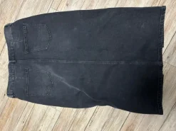 Schwarzer Jeans Rock