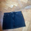 Schwarzer Jeans Rock