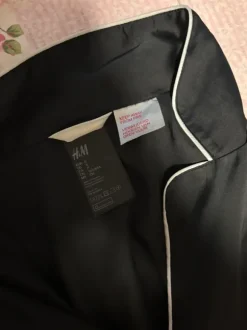 Schwarzer Pyjama von H&M in S