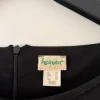 Schwarzes Biobaumwoll Kleid Langarm hessnatur