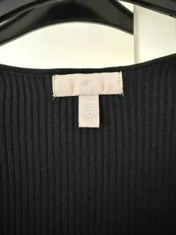 Schwarzes langarm Oberteil von H&M