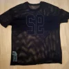 Schwarzes Mesh T-Shirt