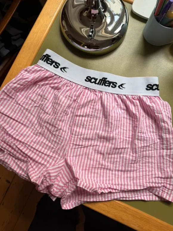 Scuffers Studios boxershorts pyjamashorts Hose kurz gestreift Streifen