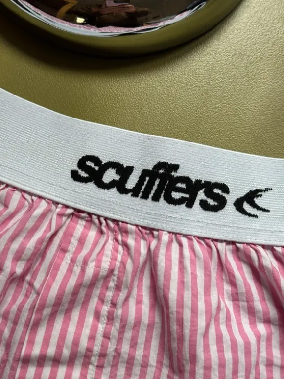 Scuffers Studios boxershorts pyjamashorts Hose kurz gestreift Streifen