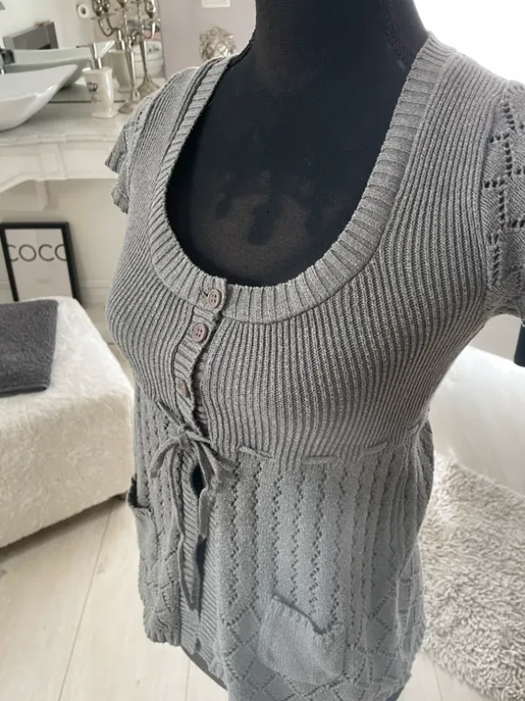 Süße grau Jacke von Pimkie Gr.S