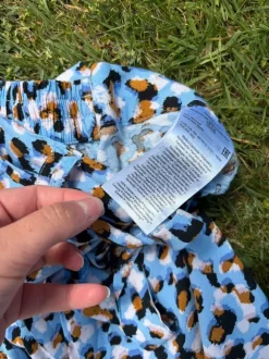Süße Hose aus Viskose in Babyblau