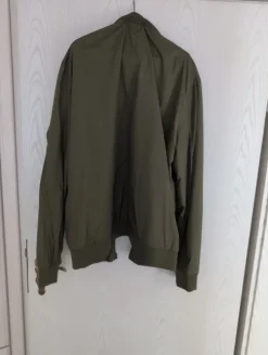 Seidenblouson Blouson nie getragen Gr. XXL grün