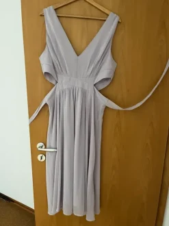 Seidenkleid in pastell