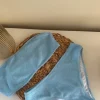 SHEIN Bikini hellblau Babyblau Gr L trägerlos