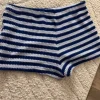 Shein blau-weiß gestreifte Shorts Gr.M Stoff