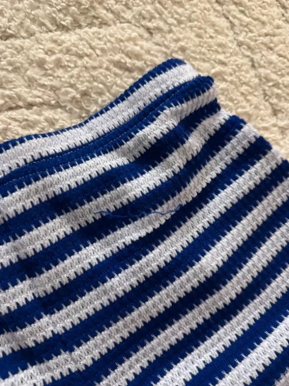 Shein blau-weiß gestreifte Shorts Gr.M Stoff