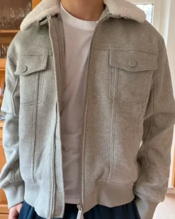 Sherpa Collared Jacket von Amicci