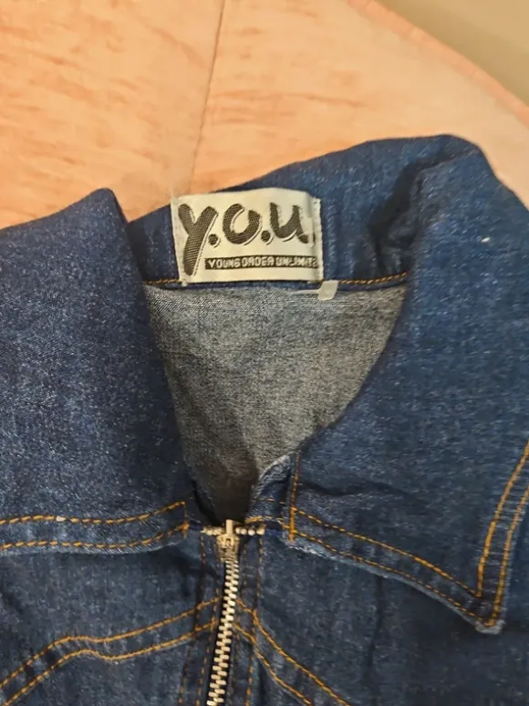 Short jumpsuit jeans vintage 2000s