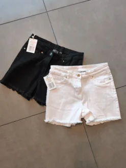 Shorts 2er Set schwarz/weiß