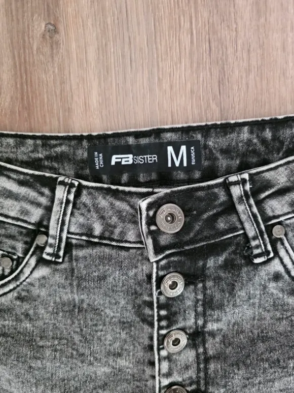 Shorts Highwaist Stretch Acid grey