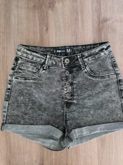 Shorts Highwaist Stretch Acid grey