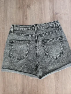 Shorts Highwaist Stretch Acid grey