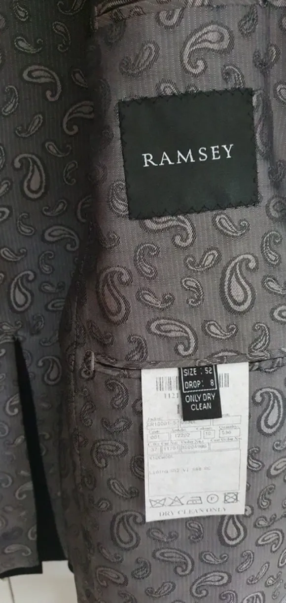Smoking vest zwart maat 52