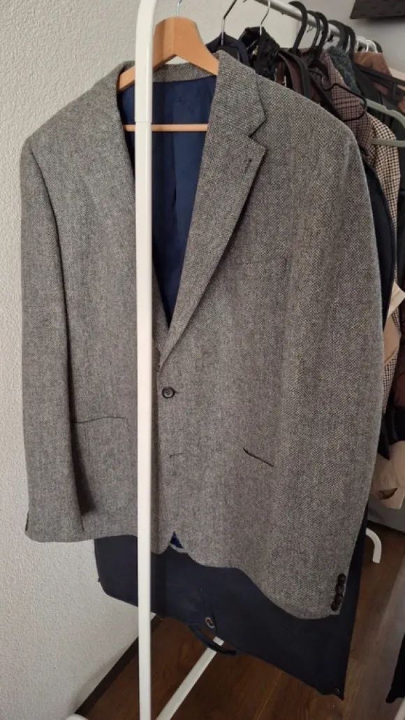 Society Shop Tweed Blazer – Tailored Fit – Size 56