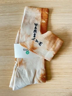 Socken Wams OVP Tie-dye beige 41-46