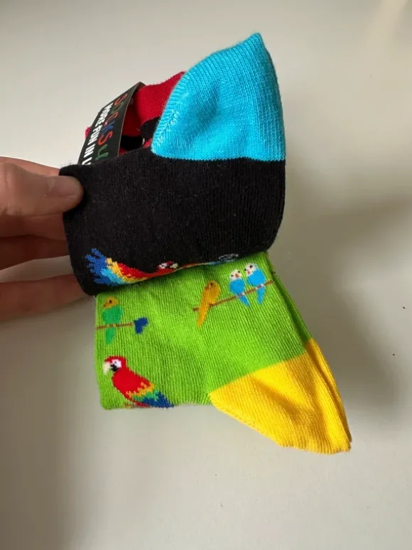 Socks4Fun Papagei Socken wie Happy Socke