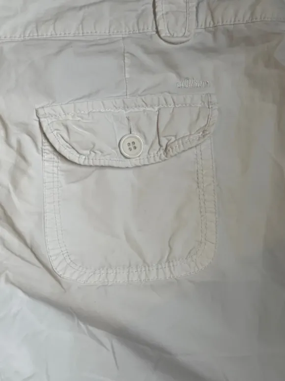 s.Oliver weiße Shorts - 3/4 Hose