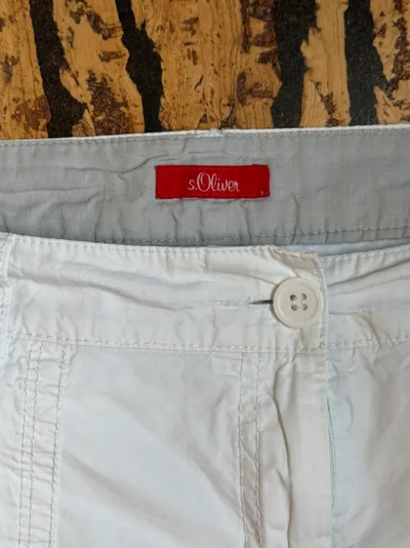 s.Oliver weiße Shorts - 3/4 Hose
