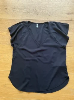 S.oliver Bluse 38 schwarz Flügelärmel neu Shirt top