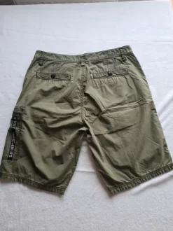 s.Oliver Cargo Shorts Khaki Herren W30 M PLEK Loose Fit Sommer Hose Baumwolle