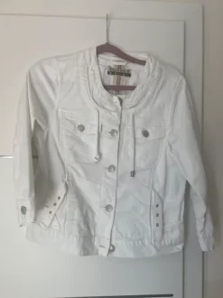 Sommer Jeansjacke mit 3/4 Arm