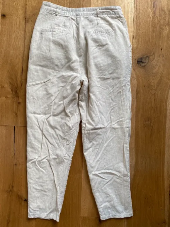 Sommer Leinenhose beige 36 S