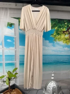 Sommer Plissee Overall Wide Leg