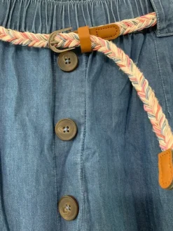 Sommerjeans, weit, elastischer Bund - Gina
