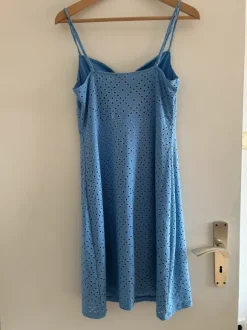Sommerkleid Pieces hellblau Minikleid