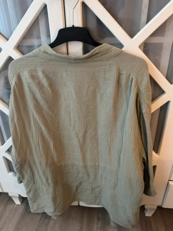 Sommerliches Kimono in Mintgrün