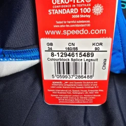 Speedo Asia Fit Badeanzug Legsuit Colourblock Splice ungetragen