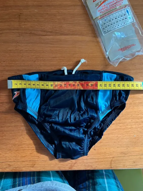 Speedo badehose vintage blau/hellblau xs neu mit Verpackung