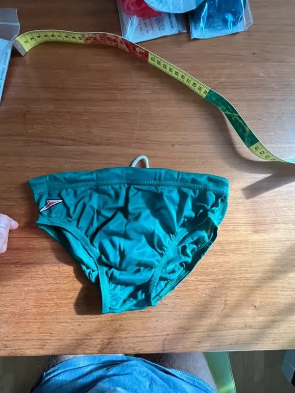 Speedo vintage 70s neu mit verpackung grün grösse xs