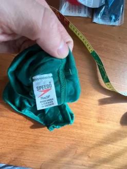 Speedo vintage 70s neu mit verpackung grün grösse xs